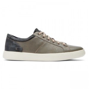 Men Rockport Colle Lace-to-Toe Sneakers Blue / Grey | 1237-GHOIL