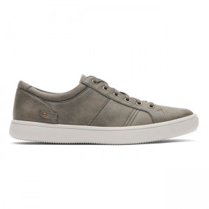 Men Rockport Colle Lace-to-Toe Sneakers Grey | 5490-SITKO