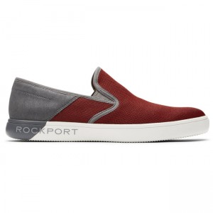 Men Rockport Colle Mesh Slip-On Sneakers Multicolor | 9721-KSFAV