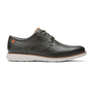 Men Rockport Garett Plain Toe Oxfords Shoes Black | 2189-JMYEA