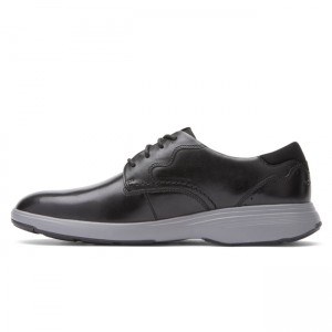 Men Rockport Noah Oxfords Shoes Black | 4816-TSQJW