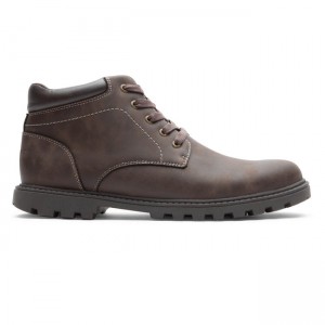 Men Rockport Ridgeview Boots Brown | 6329-EGBUV