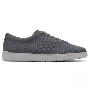 Men Rockport Total Motion Lite Mesh Lace-to-Toe Sneakers Grey | 6108-BVPZM