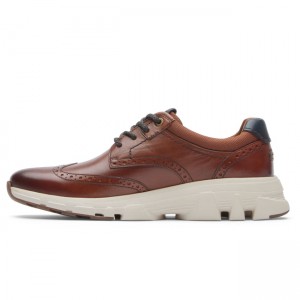 Men Rockport reBOUNDX WT Sneakers Brown | 9358-YAVKW