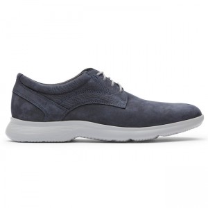 Men Rockport truFLEX DresSports Oxfords Shoes Navy | 5803-ZGQWO