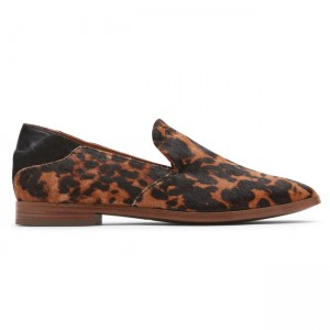 Women Rockport Perpetua Loafers Leopard | 5196-COTRB