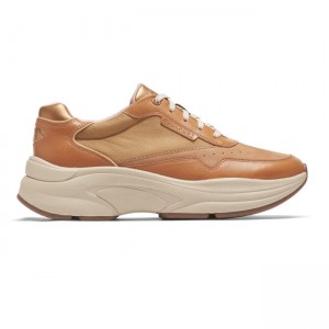 Women Rockport Prowalker NEXT Sneakers Orange | 3180-JTLSO