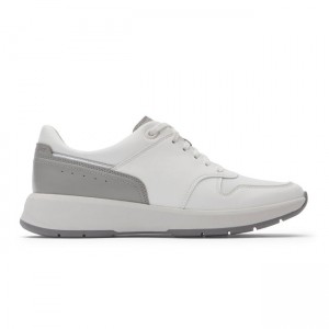 Women Rockport Prowalker truStride II Sneakers White | 0689-IURWO