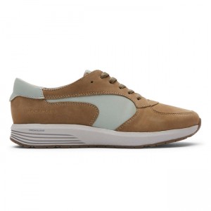 Women Rockport Prowalker truStride Sneakers Brown | 7291-OZHUE