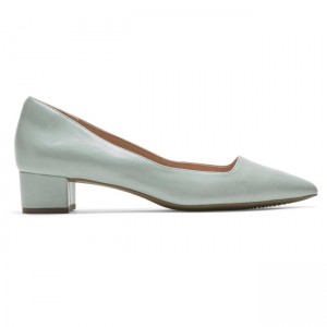 Women Rockport Total Motion Gracie Heels White | 1298-QCOBN