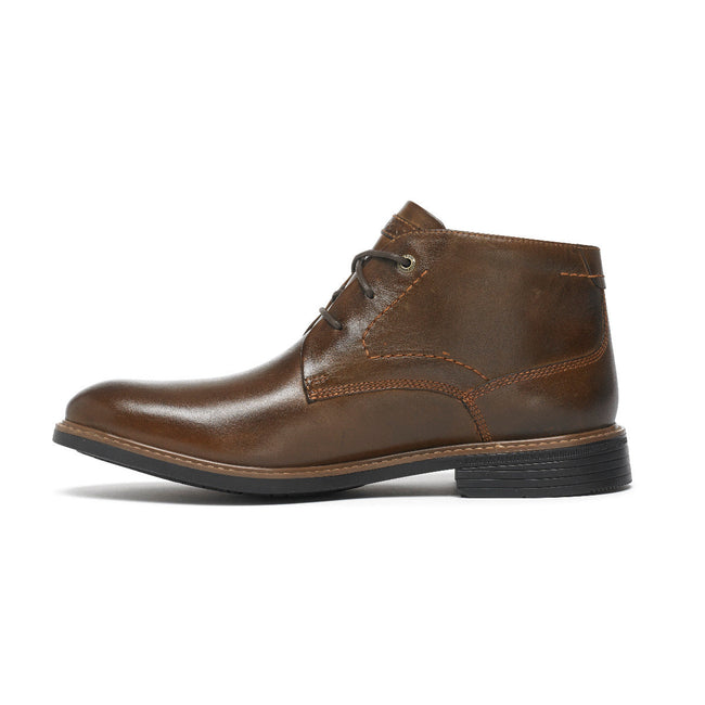 Men Rockport Classic Break Chukka Boots Dark Brown | 1673-FYPEL