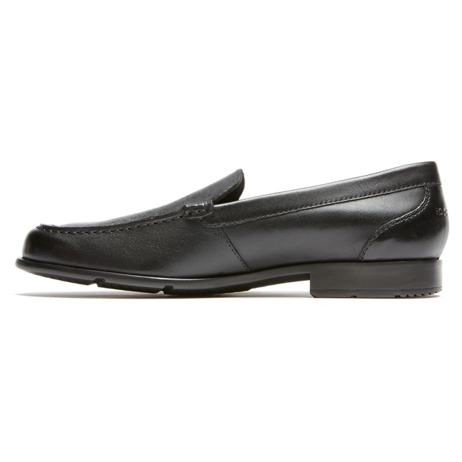 Men Rockport Classic Venetian Loafers Black | 7450-ZGBLK