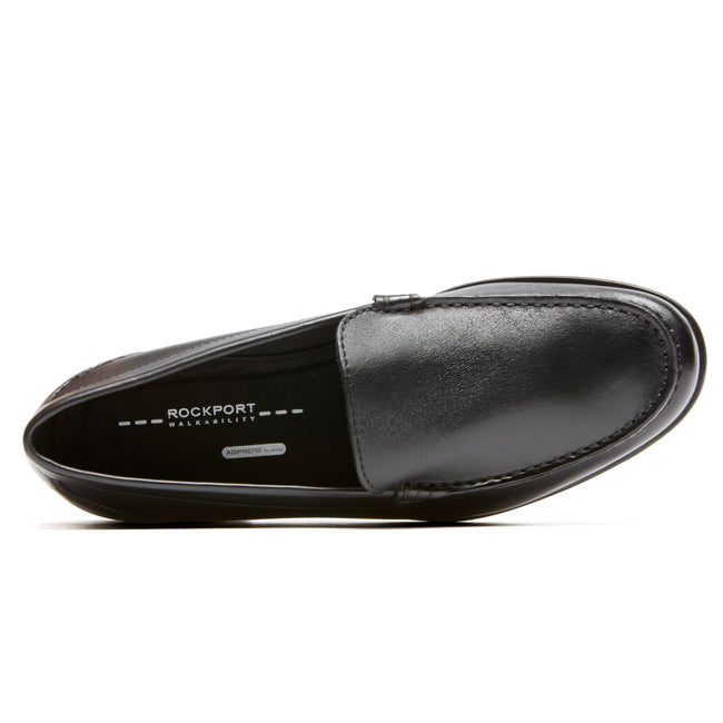 Men Rockport Classic Venetian Loafers Black | 7450-ZGBLK