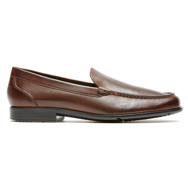 Men Rockport Classic Venetian Loafers Dark Brown | 8769-BLCXS