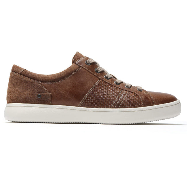 Men Rockport Colle Lace-to-Toe Sneakers Brown | 8094-UONGV