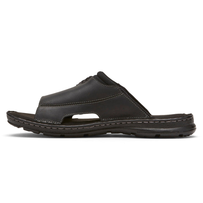 Men Rockport Darwyn 2 Sandals Black | 3976-NQRZY