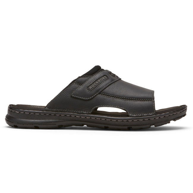 Men Rockport Darwyn 2 Sandals Black | 3976-NQRZY