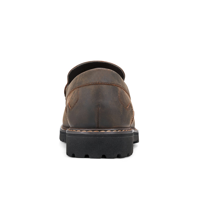 Men Rockport Maverick Penny Loafers Dark Brown | 2634-IHYMZ