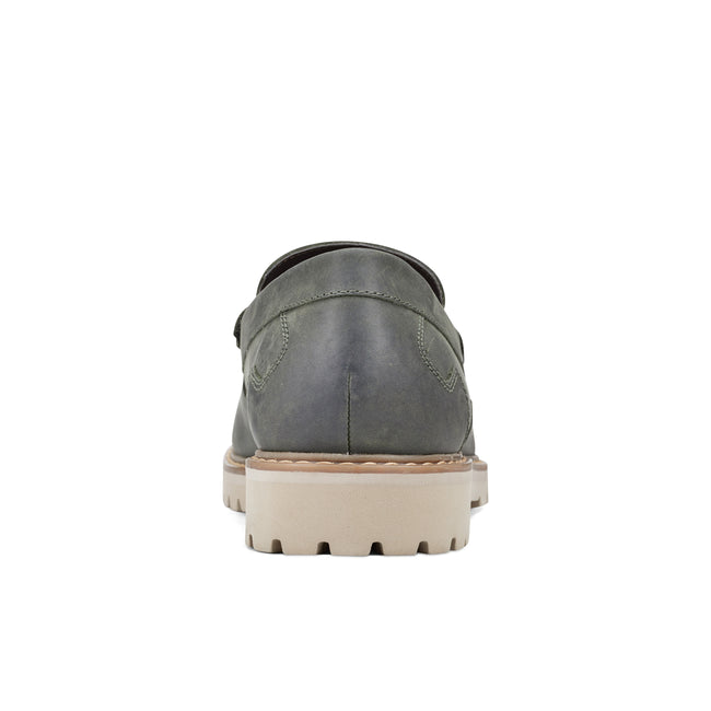 Men Rockport Maverick Penny Loafers Green | 7452-YIXBW