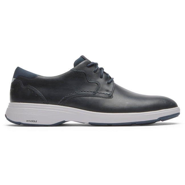 Men Rockport Noah Oxfords Shoes Black | 7168-IQKHS