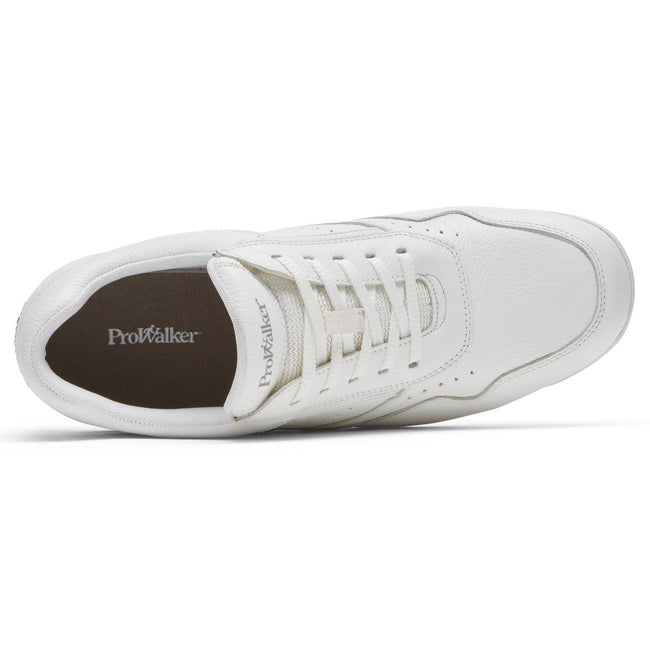 Men Rockport Prowalker 7100 Plus Lace-Up Active Sneakers White | 2091-FCKOB