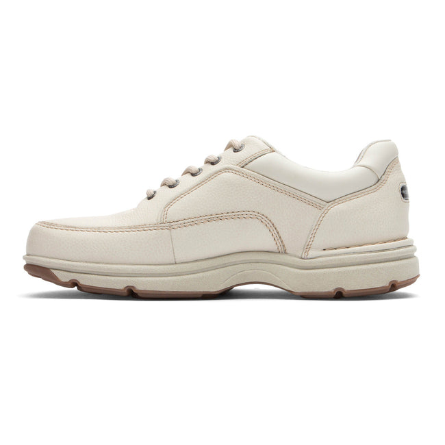 Men Rockport Ridgefield Eureka Lace-Up Sneakers White | 2379-AQEFJ