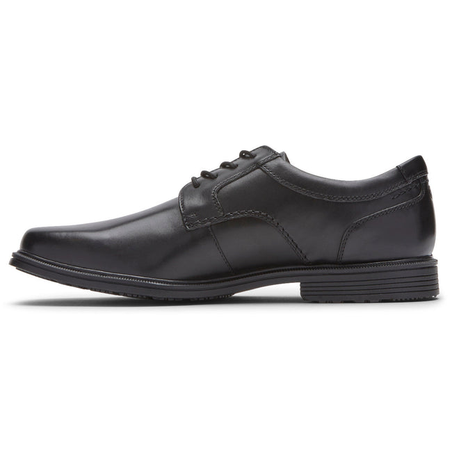 Men Rockport Robinsyn Waterproof Plain Toe Oxfords Shoes Black | 7462-ICGQN