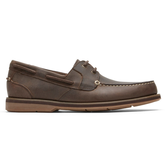 Men Rockport Southport Boat Boat Shoes Brown | 8591-DAVTR