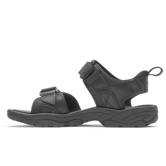 Men Rockport Springboro Rocklake Sandals Black | 5269-SKOTI