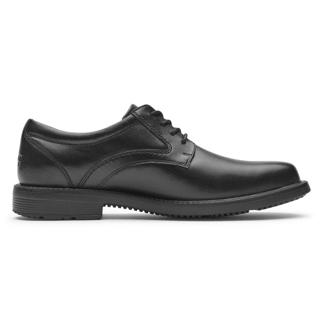 Men Rockport Style Leader 2 Plain Toe Oxfords Shoes Black | 6371-GUZYA