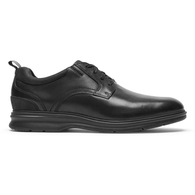 Men Rockport Total Motion City Plain Toe Oxfords Shoes Black | 2574-ZERXL