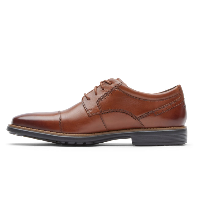 Men Rockport Total Motion Next Gen Cap Toe Oxfords Shoes Brown | 2849-BEDUN