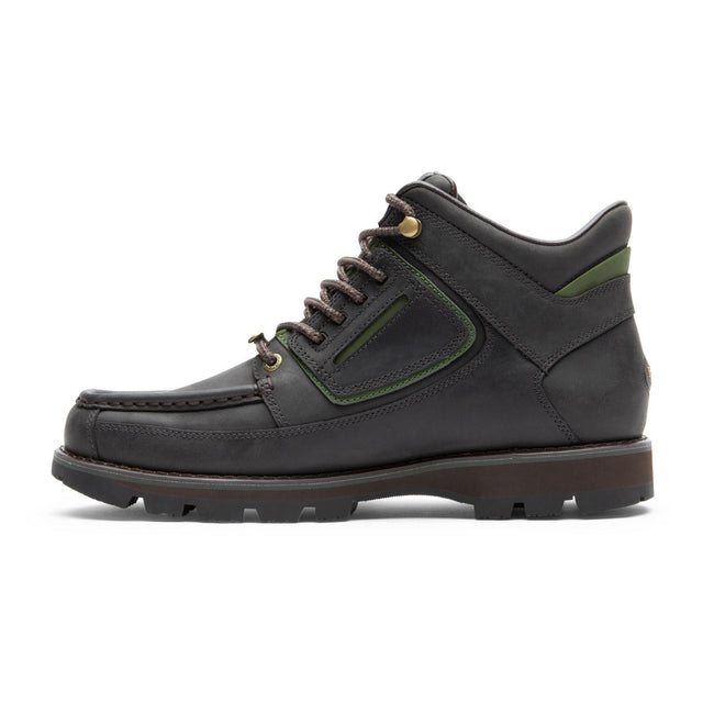 Men Rockport Umbwe II Waterproof Mweka Boots Dark Brown / Green | 1694-KDIAF