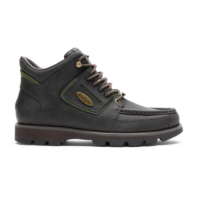 Men Rockport Umbwe II Waterproof Mweka Boots Dark Brown / Green | 1694-KDIAF