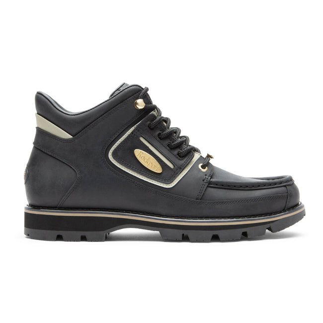 Men Rockport Umbwe II Waterproof Mweka Boots Black / Gold | 9173-EASGO