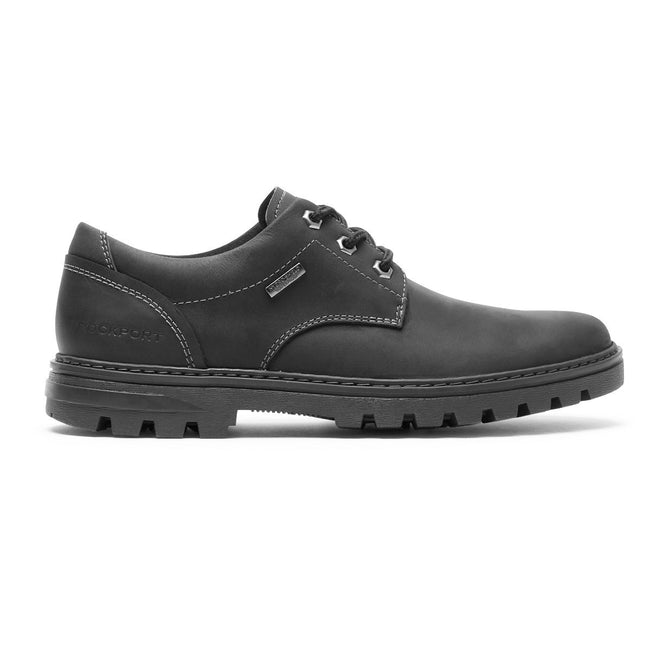 Men Rockport Weather or Not Waterproof Oxfords Shoes Black | 7650-AXTMW