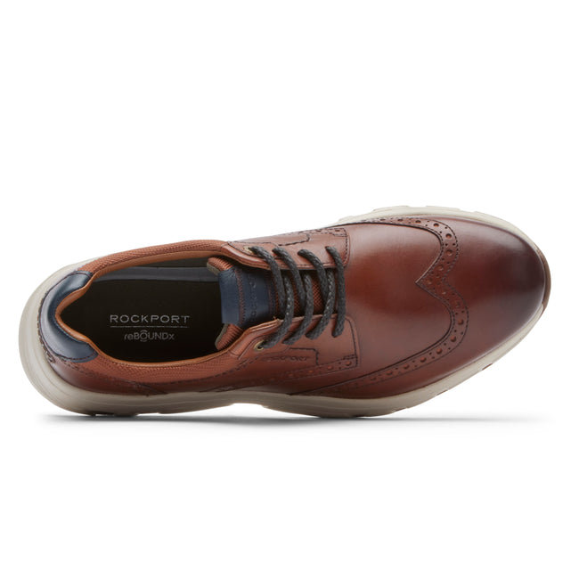 Men Rockport reBOUNDX WT Sneakers Brown | 9358-YAVKW