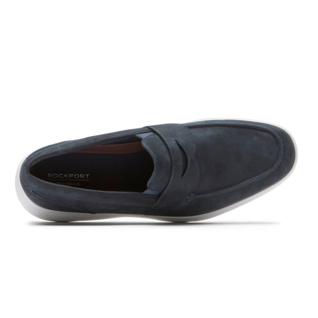 Men Rockport truFLEX DresSports Penny Loafers Black | 2435-YQMRO