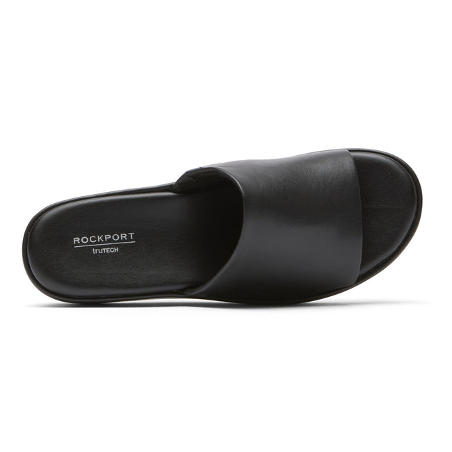 Women Rockport Aubriella Slip Ons Black | 8136-WORSV