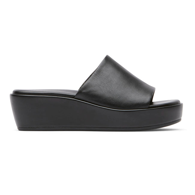 Women Rockport Aubriella Slip Ons Black | 8136-WORSV