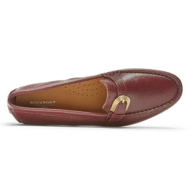 Women Rockport Bayview Buckle Loafers Brown | 7463-HNRYC