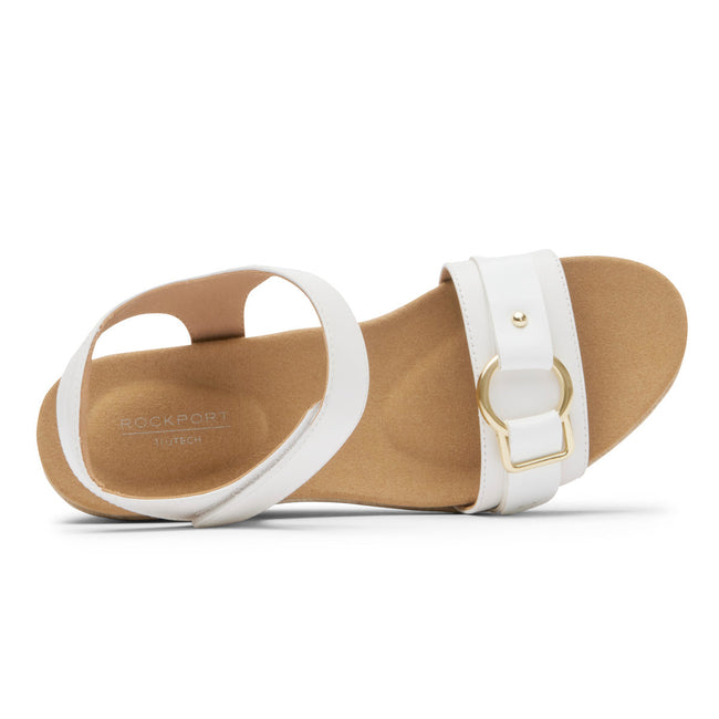 Women Rockport Briah Sandals White | 1854-XAKBR