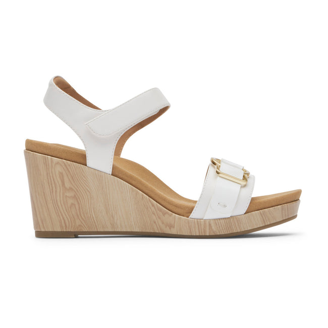 Women Rockport Briah Sandals White | 1854-XAKBR