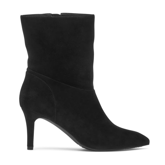 Women Rockport Chalina Boots Black | 1428-MCOFL