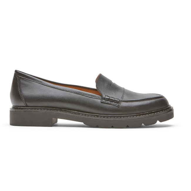 Women Rockport Kacey Penny Loafers Black | 9154-EVQSF