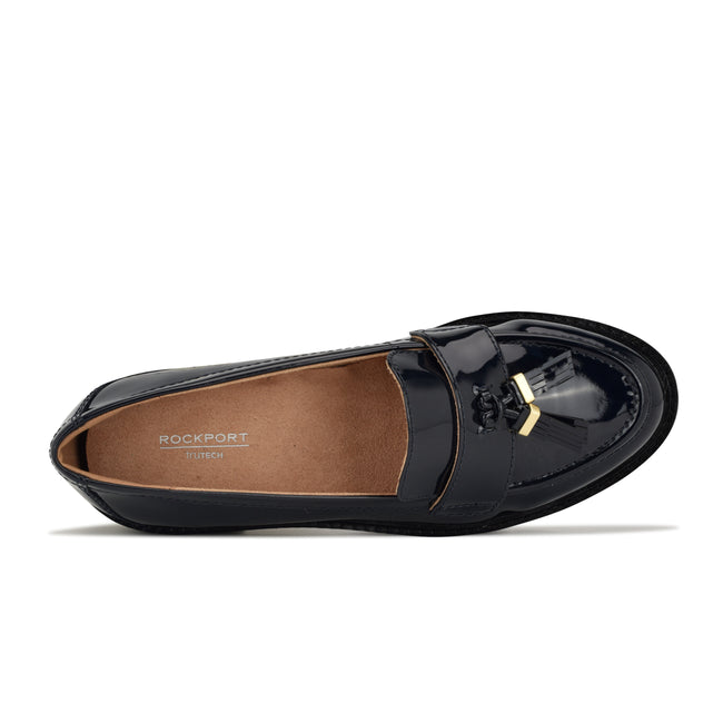 Women Rockport Kacey Tassel Loafers Navy | 4052-IONBV