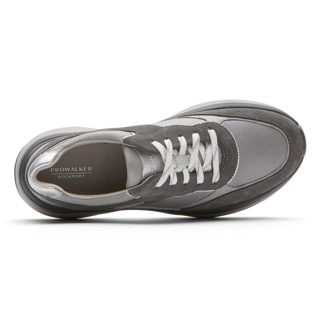 Women Rockport Prowalker Eco Sneakers Grey | 5948-TKQVS