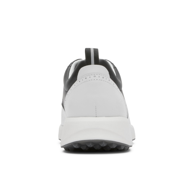 Women Rockport Prowalker truStride Tassel Walking Shoes White / Black | 7139-TVKJE