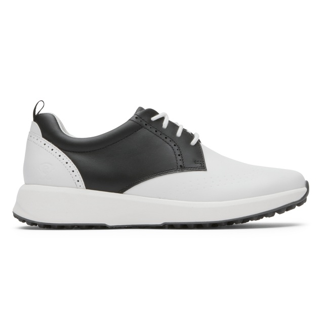 Women Rockport Prowalker truStride Tassel Walking Shoes White / Black | 7139-TVKJE