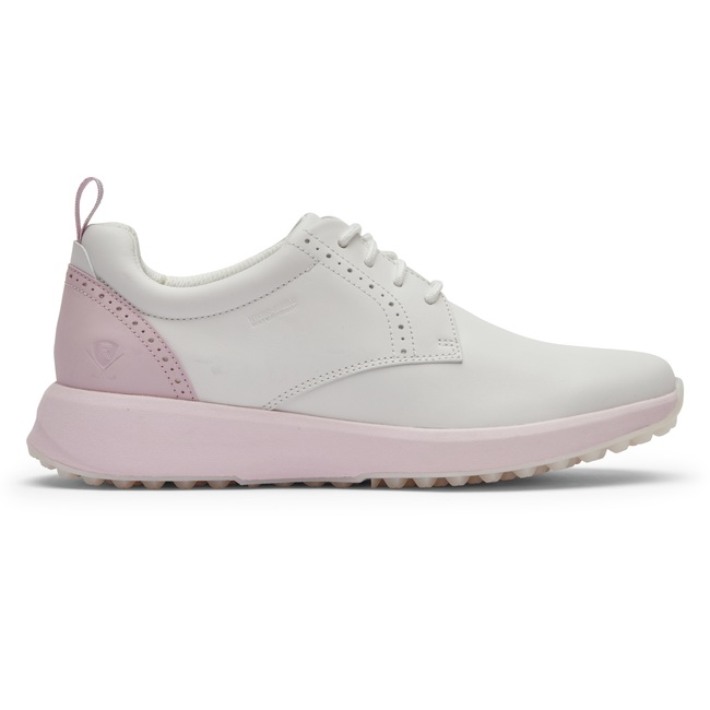 Women Rockport Prowalker truStride Tassel Walking Shoes White / Pink | 0456-LCFOT